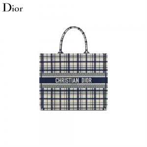 【新作バッグ♪】Dior 2021AW DIOR BOOK TOTE 新作 チェック柄 M1286ZRFZ_M928