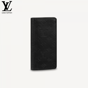 【新作バッグ】LOUIS VUITTON ポルトフォイユ・ブラザ モノグラム･シャドウ 牛革 メンズ ブラック 財布 M62900