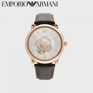 【定番人気☆】EMPORIO ARMANI エンポリオアルマーニ 腕時計 レザーストラップウォッチ AR60013_NLP