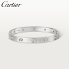 【1130人気商品】CARTIER カルティエ LOVE ブレスレット ダイヤモンド10個 ホワイトゴールド B6040717