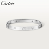 【1130人気商品】CARTIER カルティエ LOVE ブレスレット ダイヤモンド4個 ホワイトゴールド B6035817