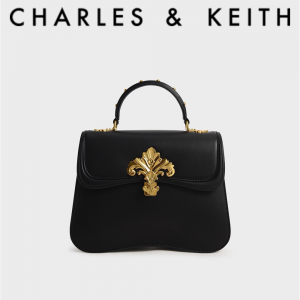 ★CHARLES&KEITH チャールズ&キース Meriah Studded Top Handle Bag ポシェット レディース 4色