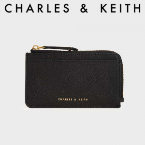 【すぐ届く】CHARLES & KEITH チャールズ&キース コンパクト ジップ カードホルダー レディース 4色